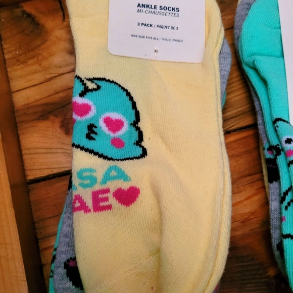 Emoji Socks - 3pk 🦖3/$30🦖 - Picture 2 of 3
